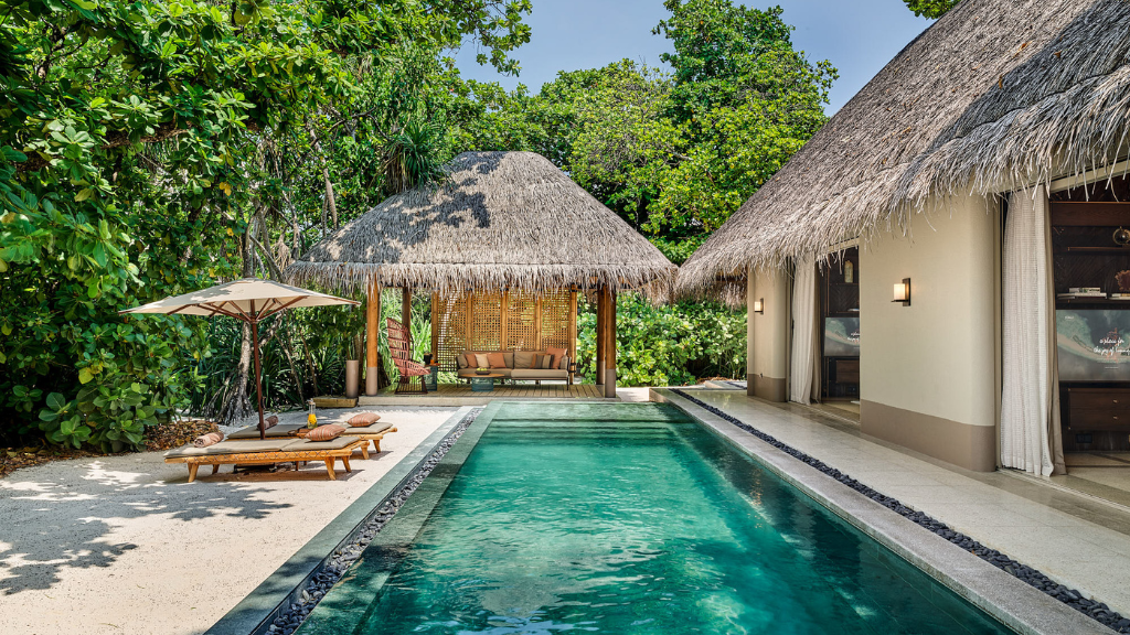 Joali Maldives Two Bedroom Beach Villa with Pool Outdoor