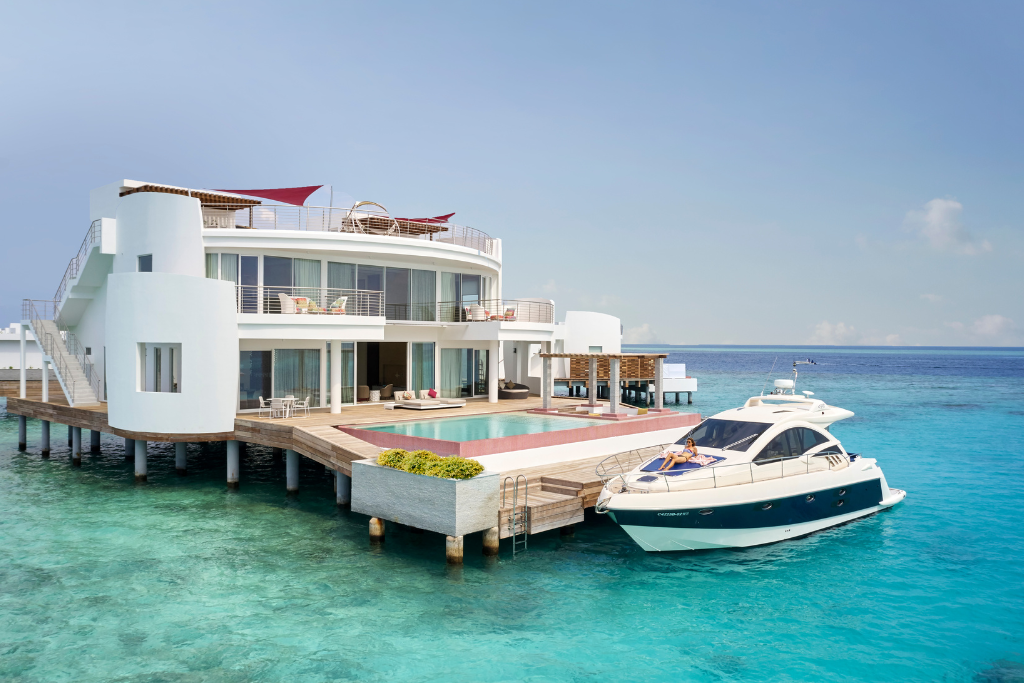 Jumeirah Maldives Olhahali Island Three-Bedroom Olhahali Water Retreat with Pool