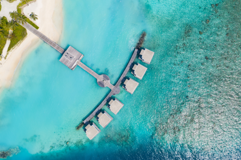 Jumeirah Maldives Olhahali Island Talise Spa aerial