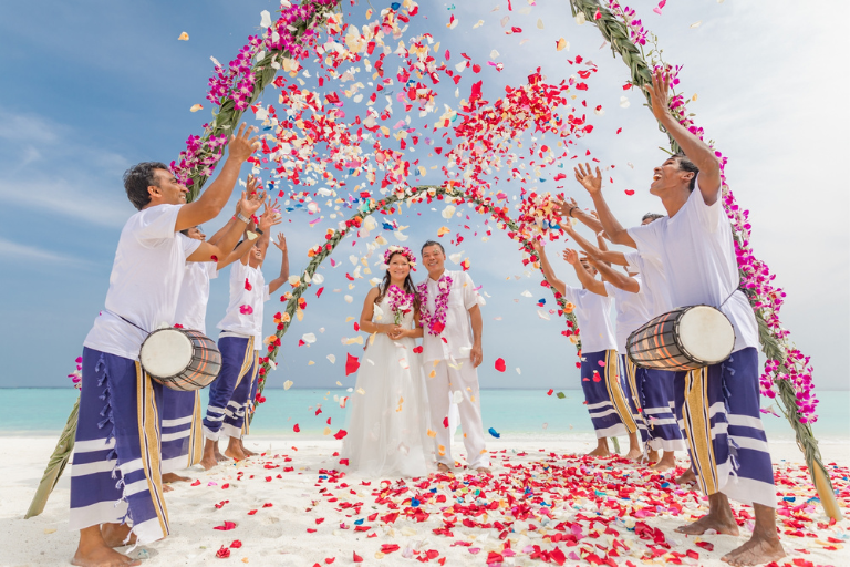 Jumeirah Maldives Olhahali Island Wedding Celebration