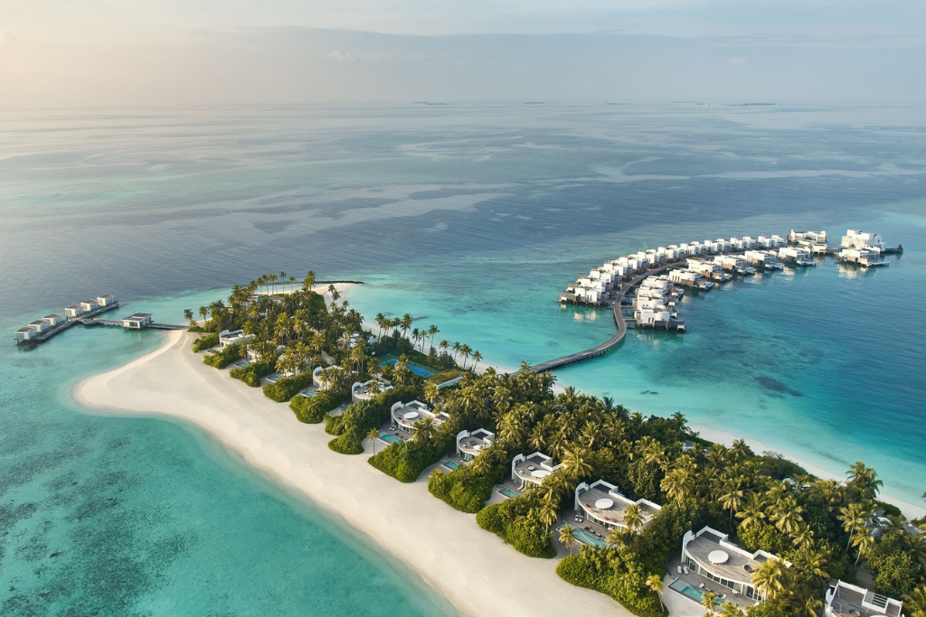 Jumeirah Maldives Olhahali Island aerial