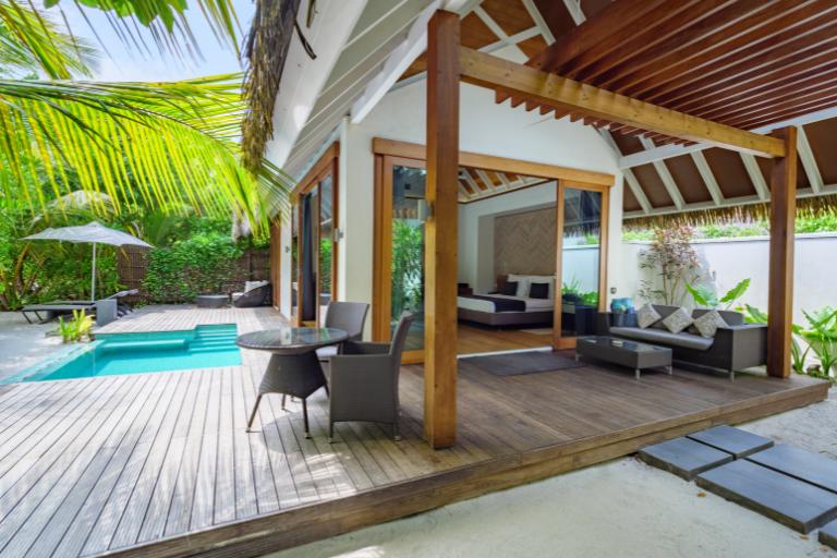Kandolhu Maldives Pool Villa deck