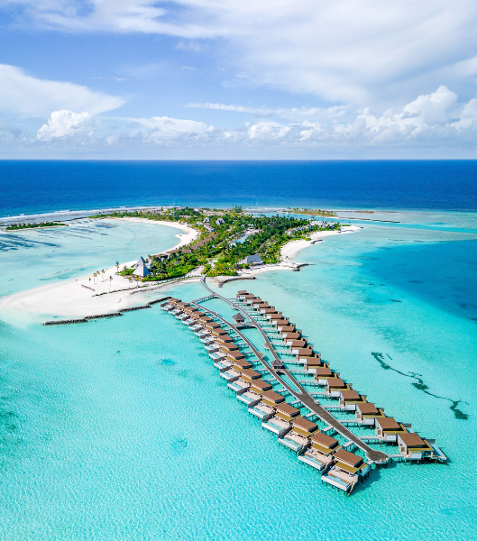 Kuda Villingili Resort Maldives aerial
