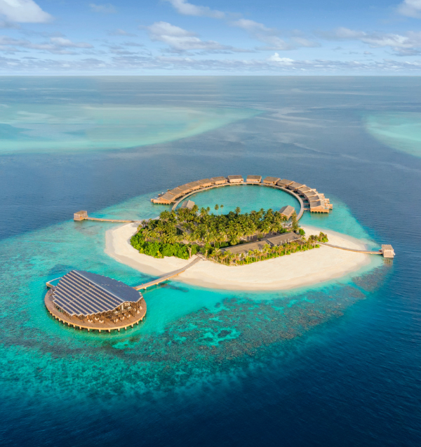 Kudadoo Maldives Private Island by Hurawalhi aerial