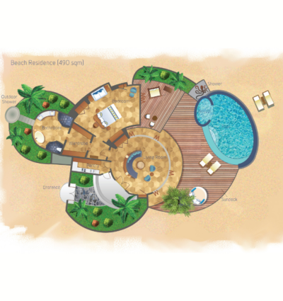 Milaidhoo Maldives Beach Residence Floor Plan