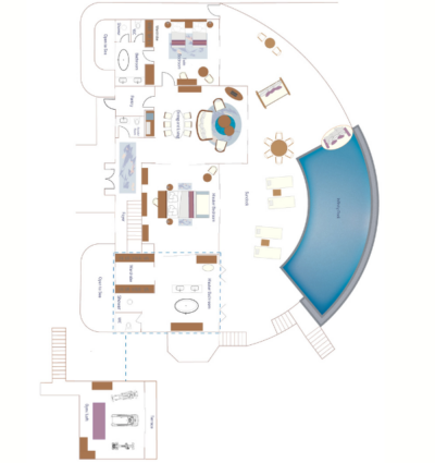 Milaidhoo Maldives Two Bedroom Ocean Residence Floor Plan