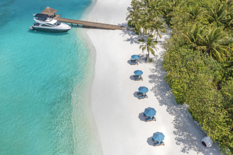 Naladhu Private Island Maldives aerial