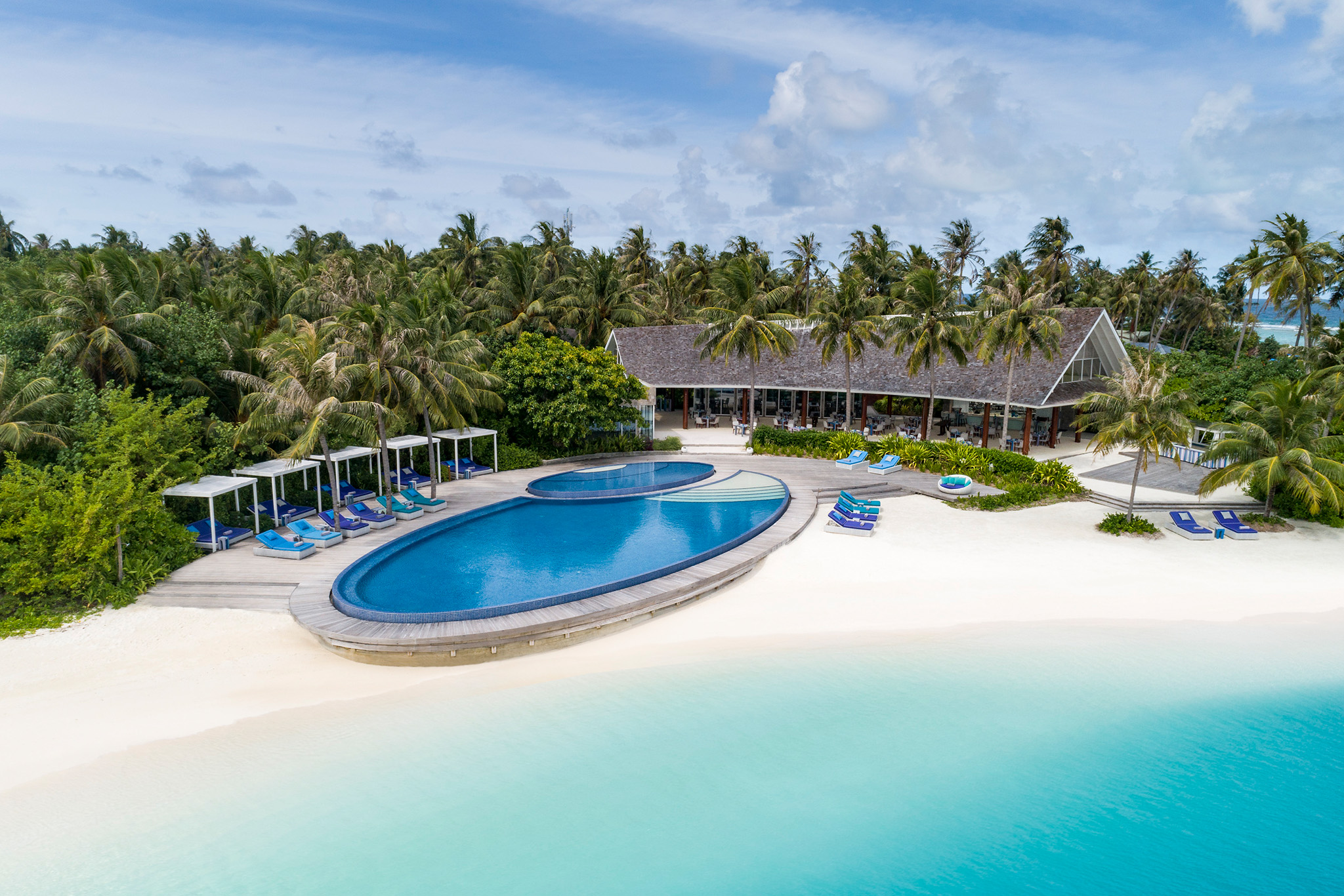 Niyama Private Island - BLU aerial shot