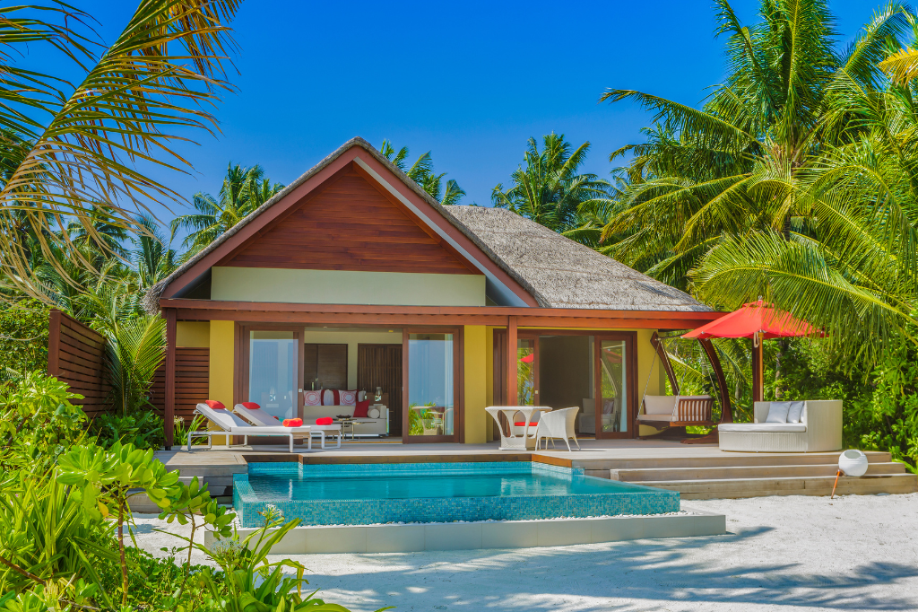 Niyama Private Islands Maldives Family Beach Pool Villa Exterior