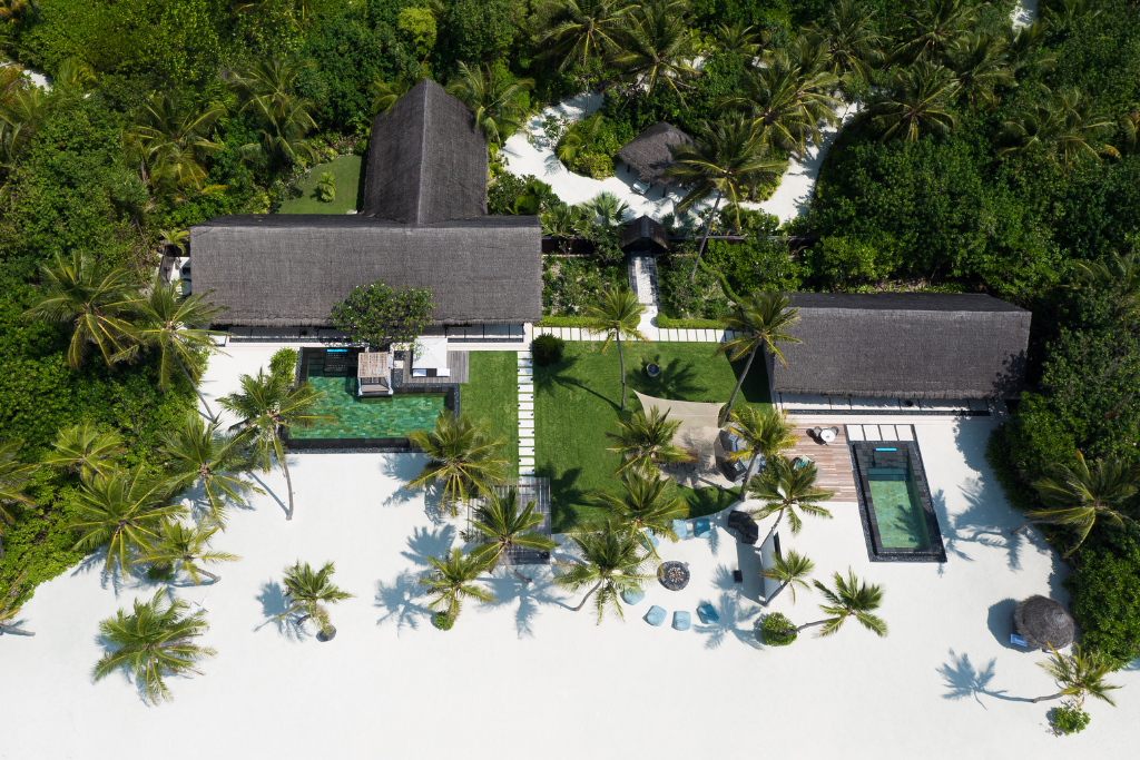One&Only Reethi Rah Grand Sunset Residence Aerial