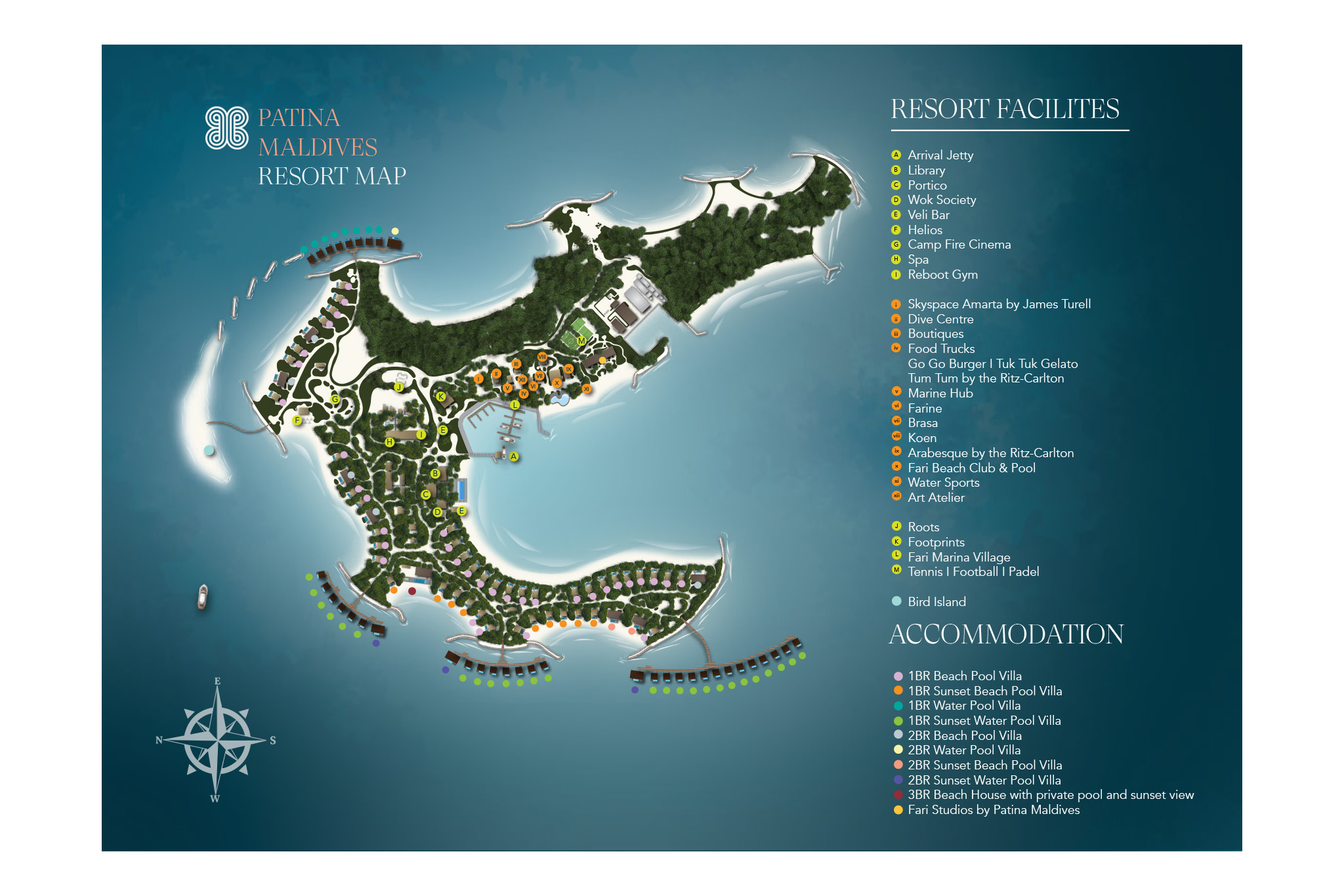 Patina Island Map