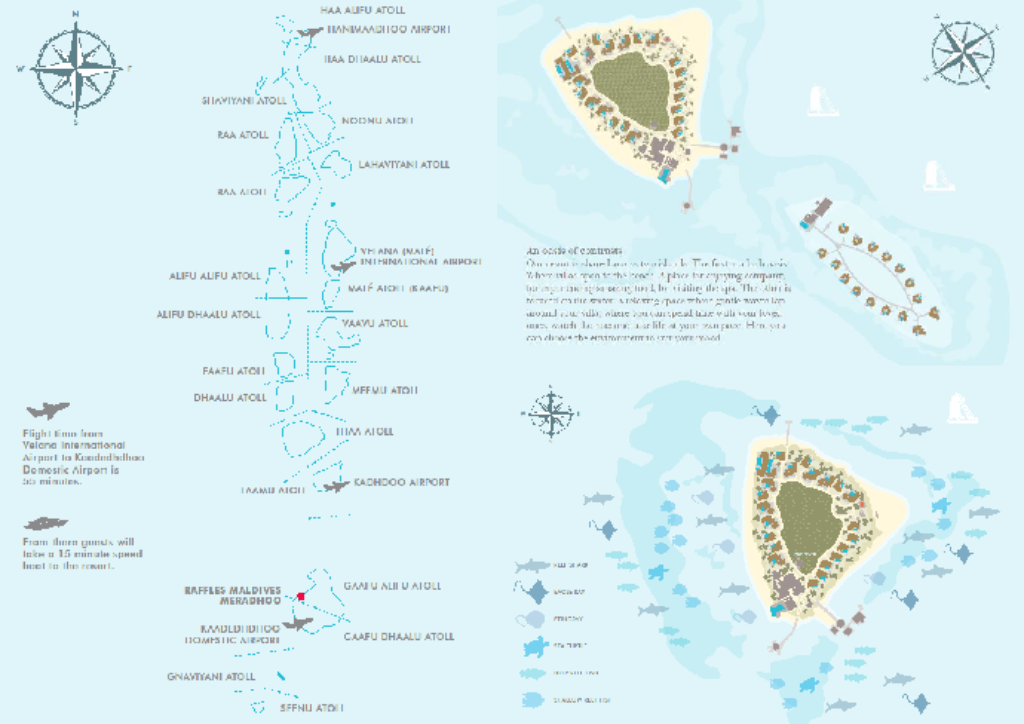 Raffles Maldives Meradhoo Island Map