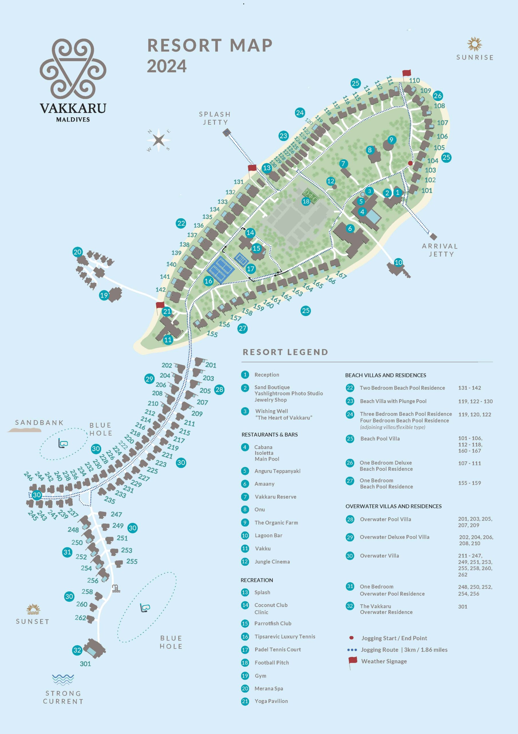 Vakkaru Maldives Resort Map
