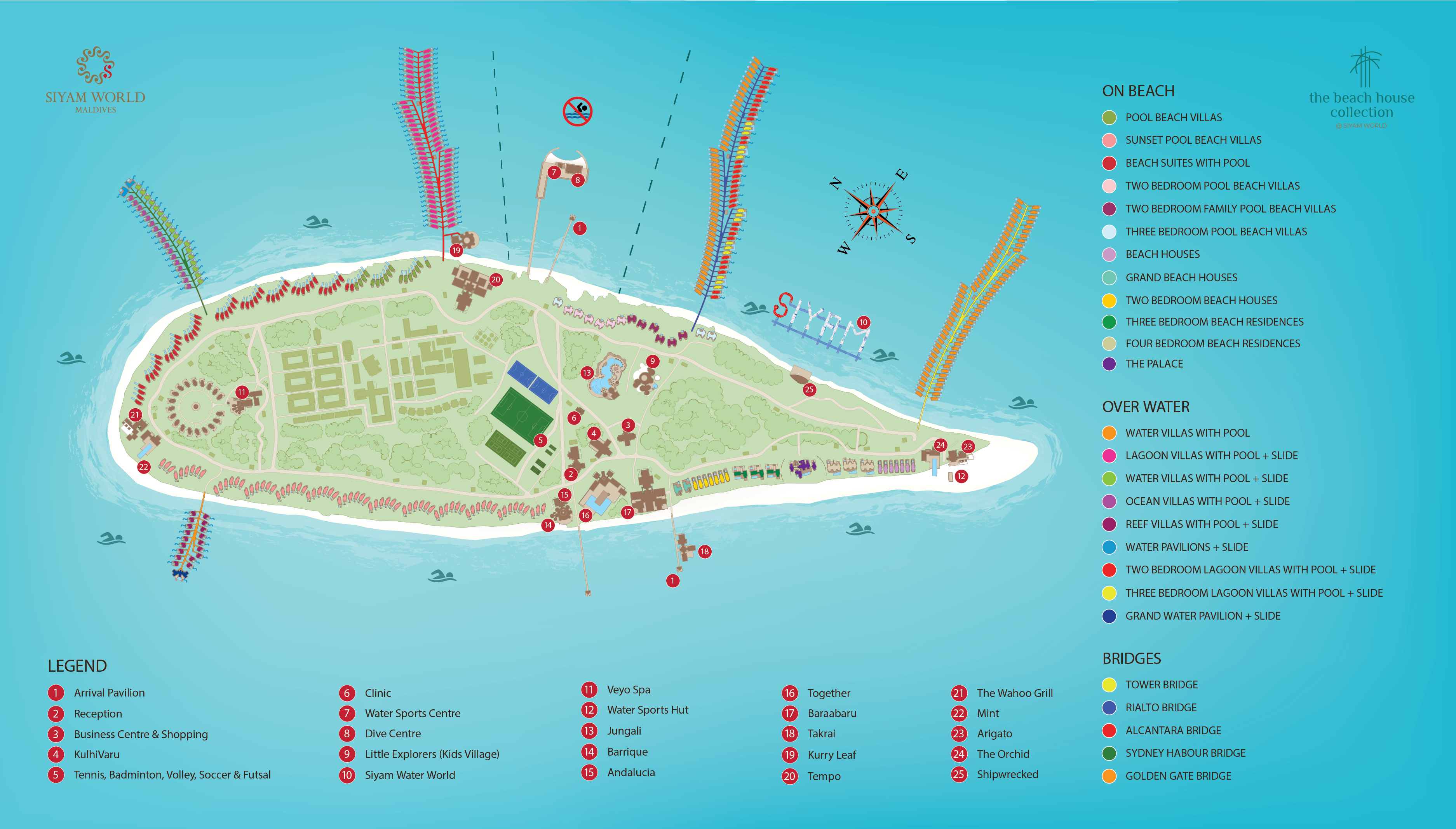 Siyam World Resort Map