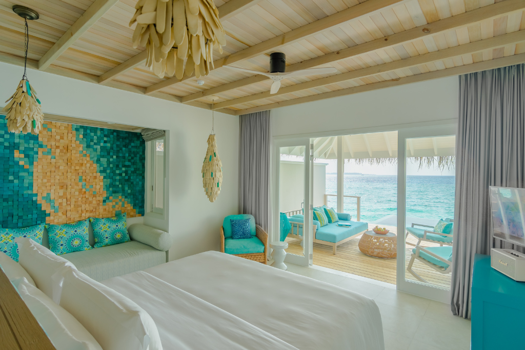 Seaside Finolhu Baa Atoll Maldives Ocean Pool Villa interior