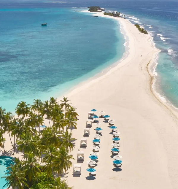 Seaside Finolhu Baa Atoll Maldives aerial view