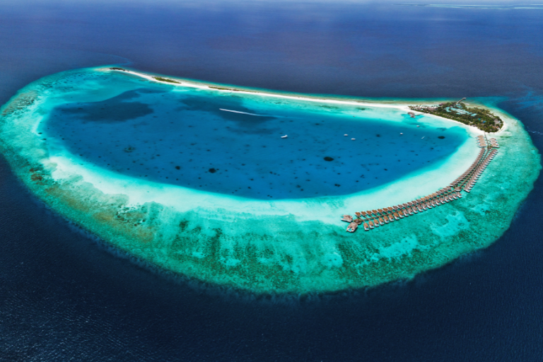 Seaside Finolhu Baa Atoll Maldives aerial view