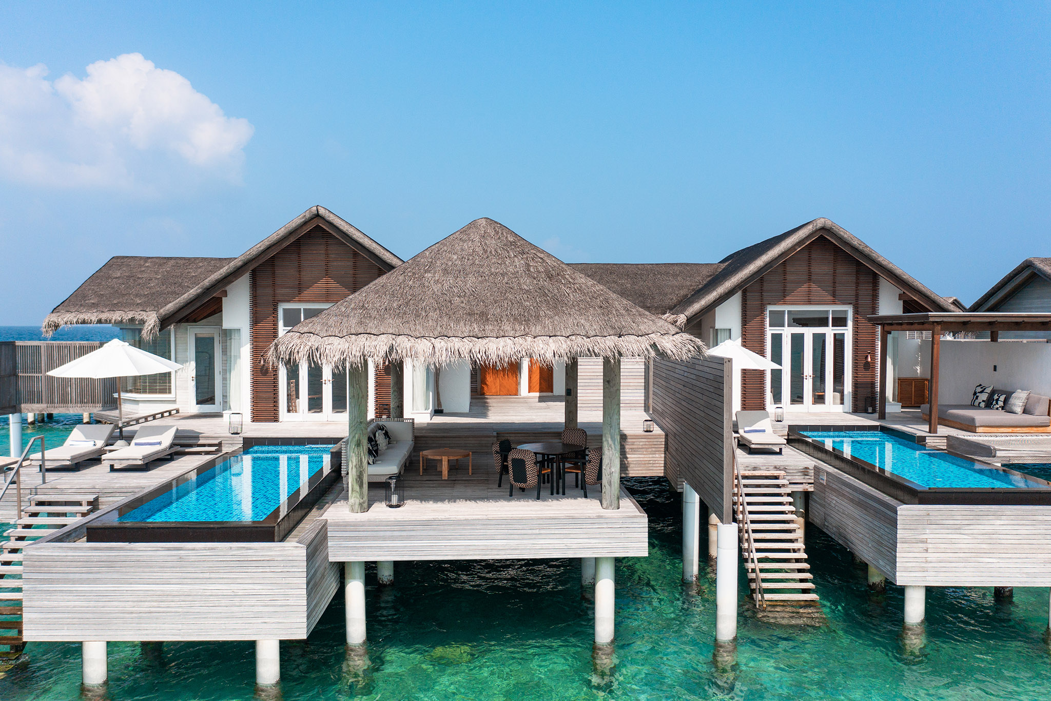 Sirru Fen Fushi - Two Bedroom Sunset Water Villa with Pool