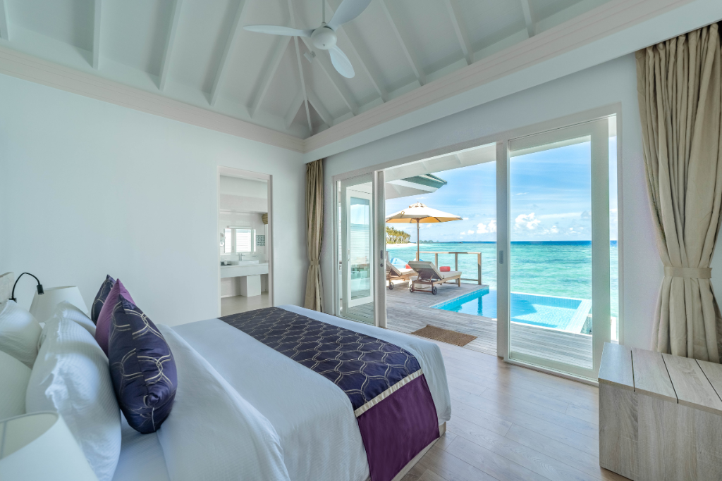 Siyam World Ocean Villas with Pool + Slide Bedroom