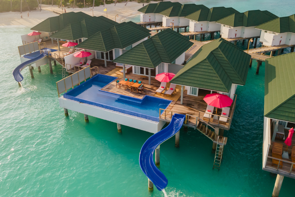 Siyam World Three Bedroom Lagoon Villas with Pool + Slide