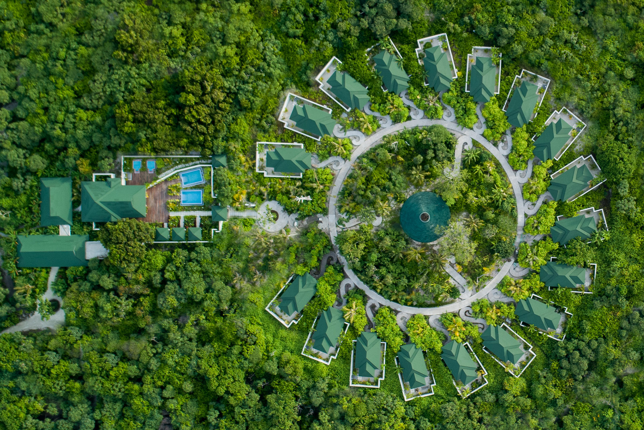 Siyam World Maldives – Veyo Spa Aerial Siyam World Maldives - Veyo Spa Aerial