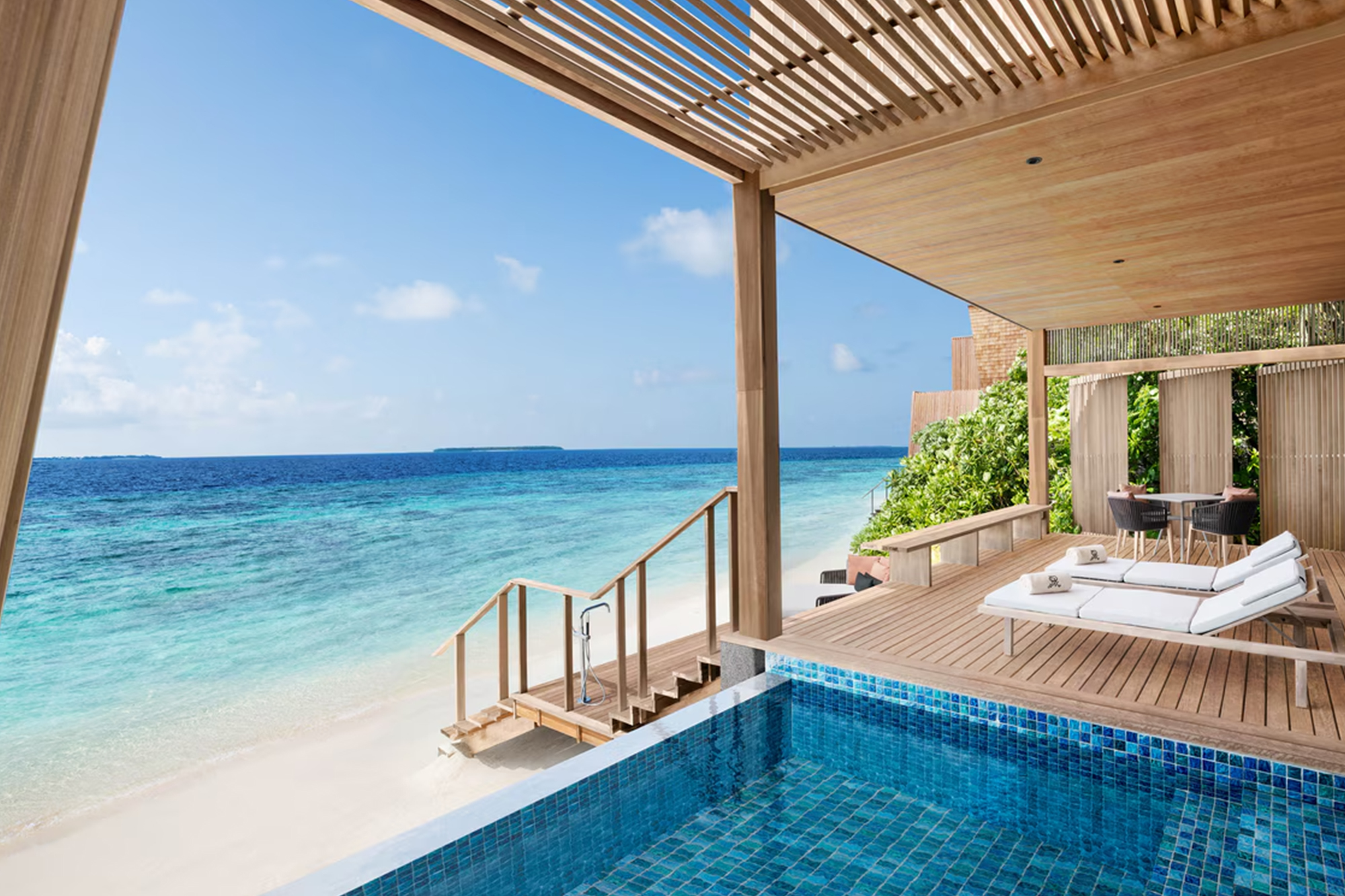 The St. Regis Maldives Vommuli Resort Two Bedroom Ocean Villa with Pool 