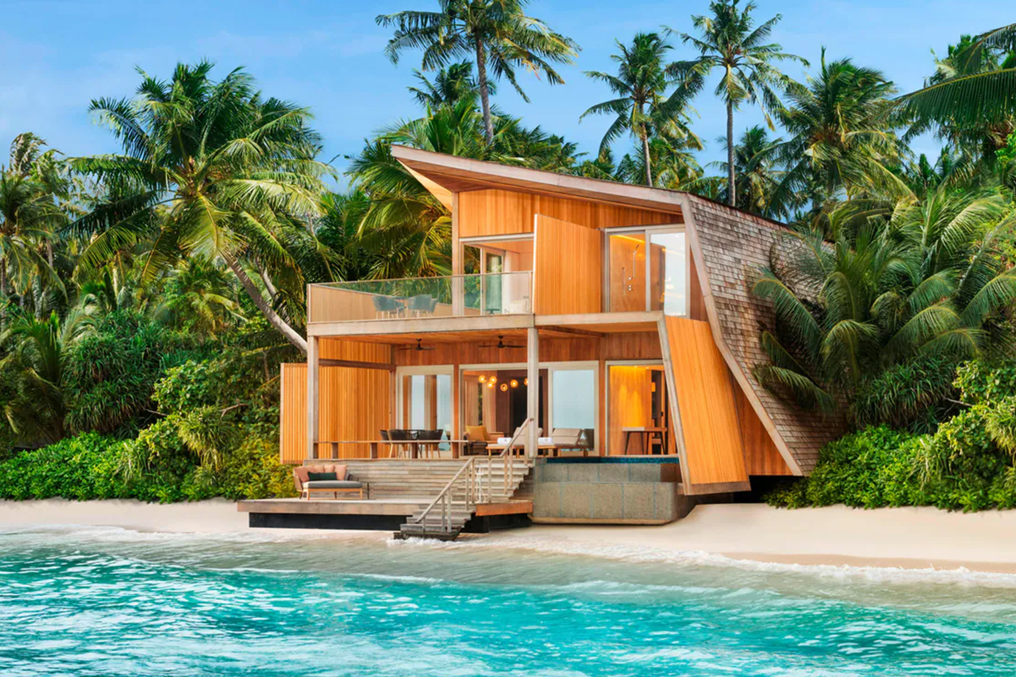 The St. Regis Maldives Vommuli Resort Two Bedroom Ocean Villa with Pool 