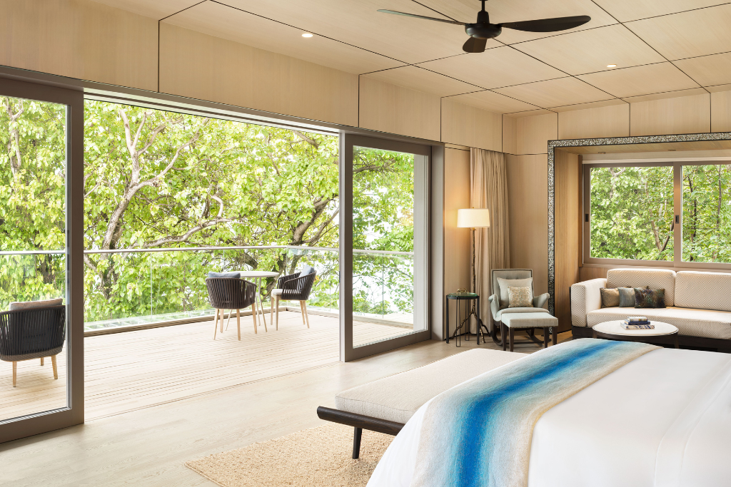 The St. Regis Maldives Vommuli Resort Two Bedroom Knickerbocker Suite with Pool