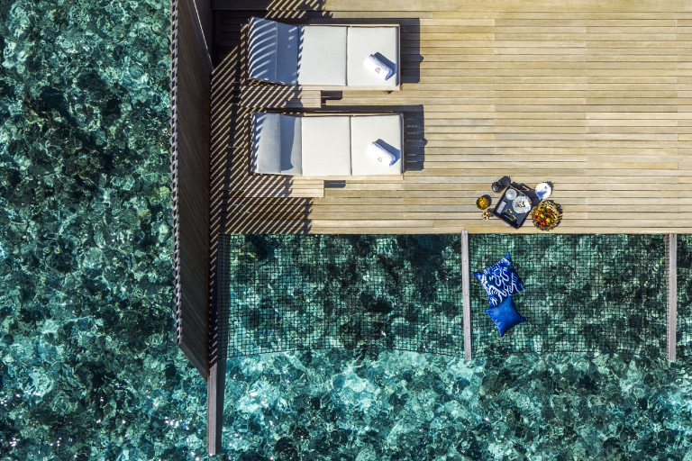 The St. Regis Maldives Vommuli Resort Overwater Villa with Pool