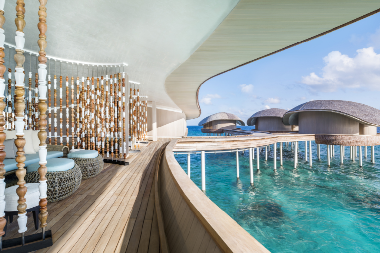 The St. Regis Maldives Vommuli Resort Iridium Spa interior