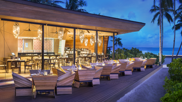The St. Regis Maldives Vommuli Resort Orientale Restaurant