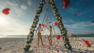Sun Siyam Iru Veli Wedding arch