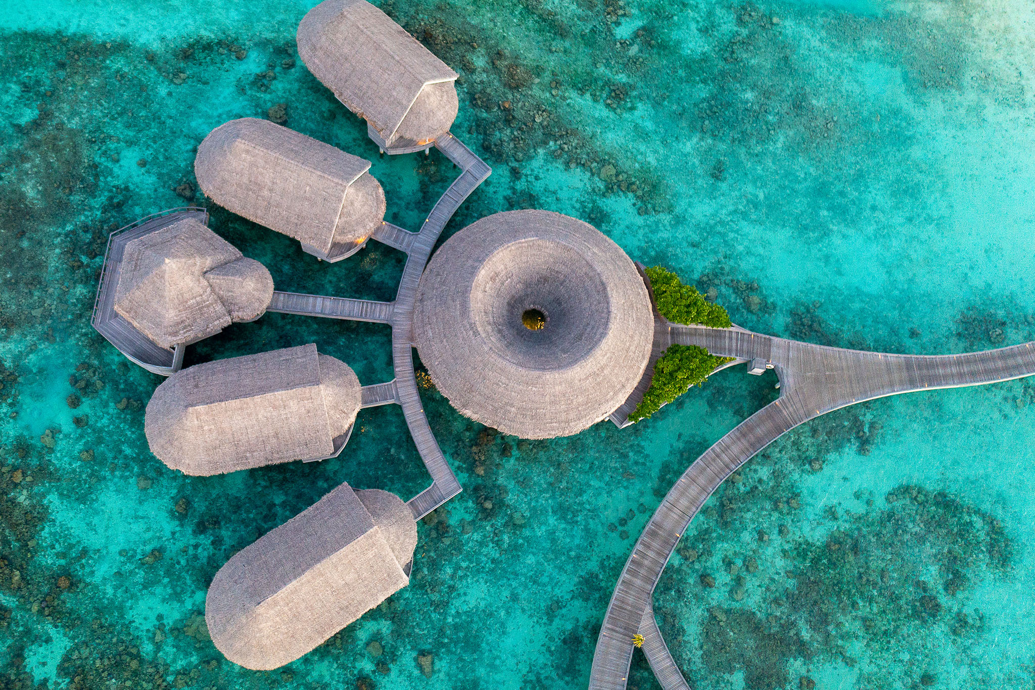 Nautilus Maldives – Solasta Spa Aerial View Nautilus Maldives - Solasta Spa Aerial View