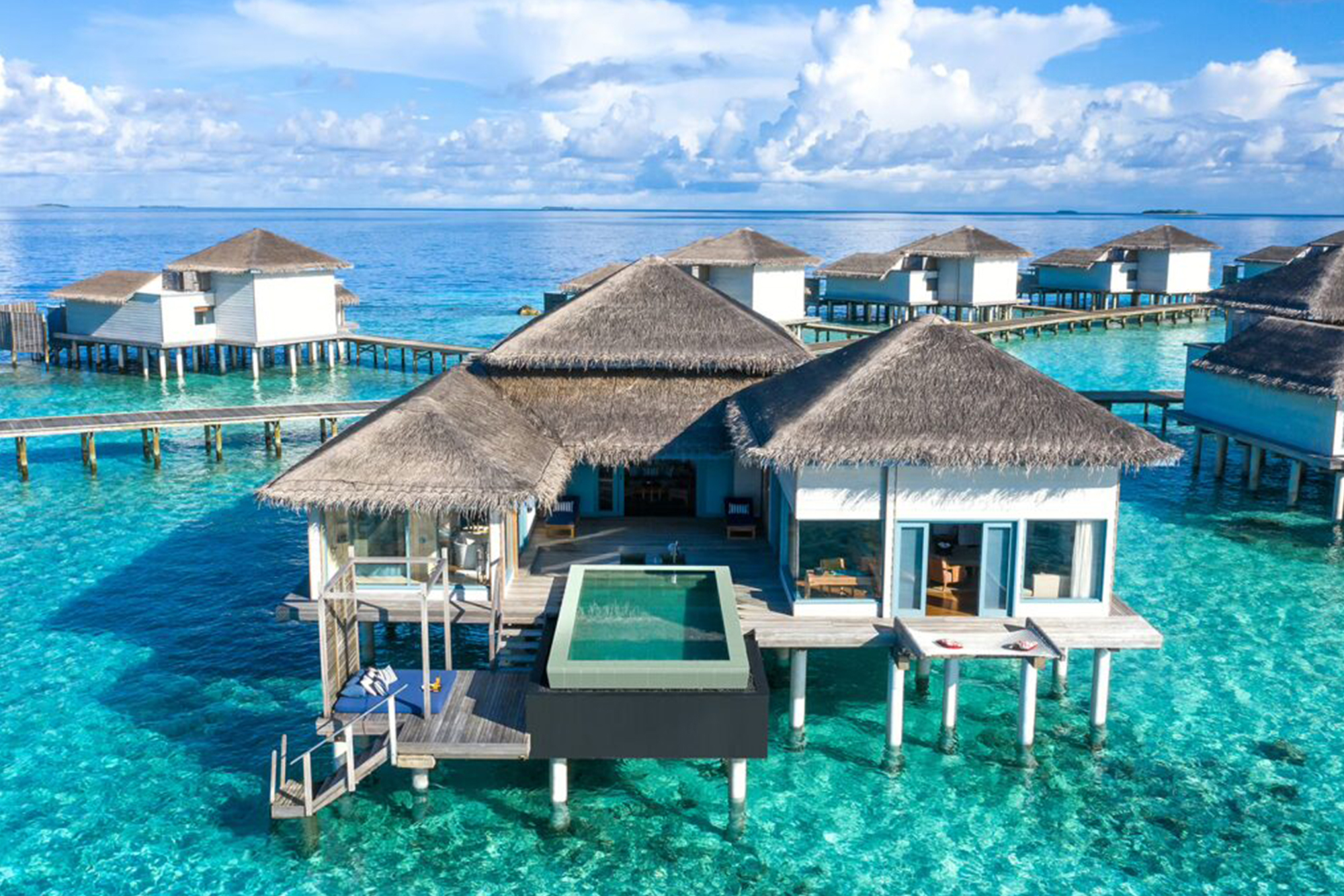 The Halcyon_0004_Sunset-Overwater-Pool-villa Raffles Maldives Meradhoo Resort Sunset Overwater Villa