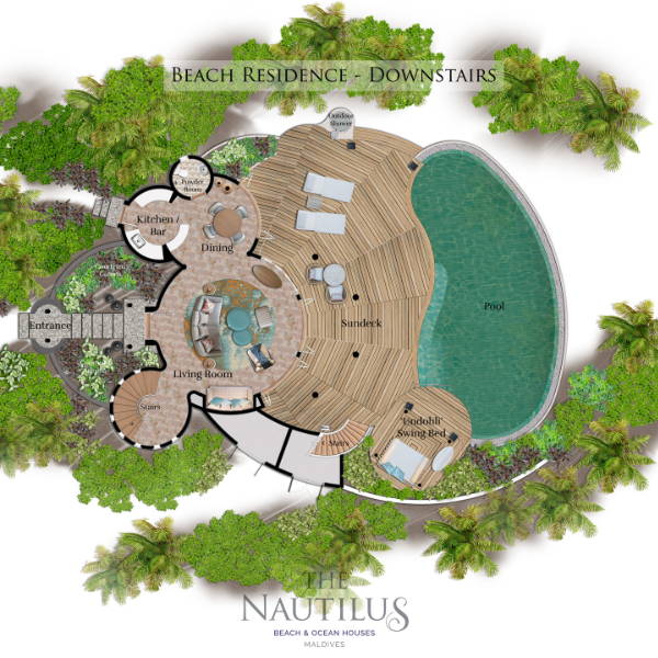 The Nautilus Maldives Beach Residence Floor Plan