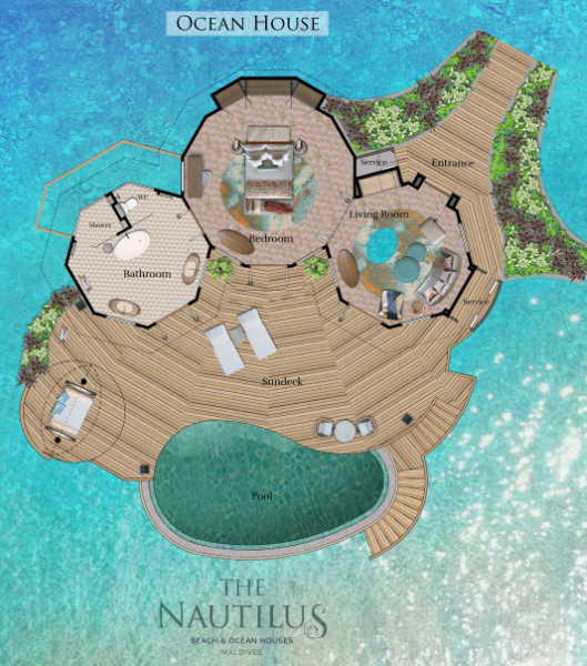 The Nautilus Maldives Ocean House Floor Plan