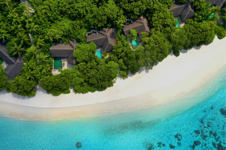 Vakkaru Maldives Beach Villas aerial