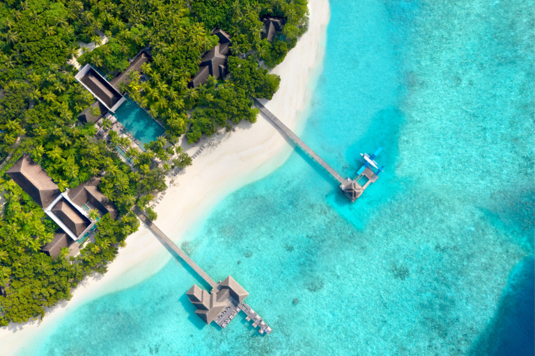 Vakkaru Maldives aerial view