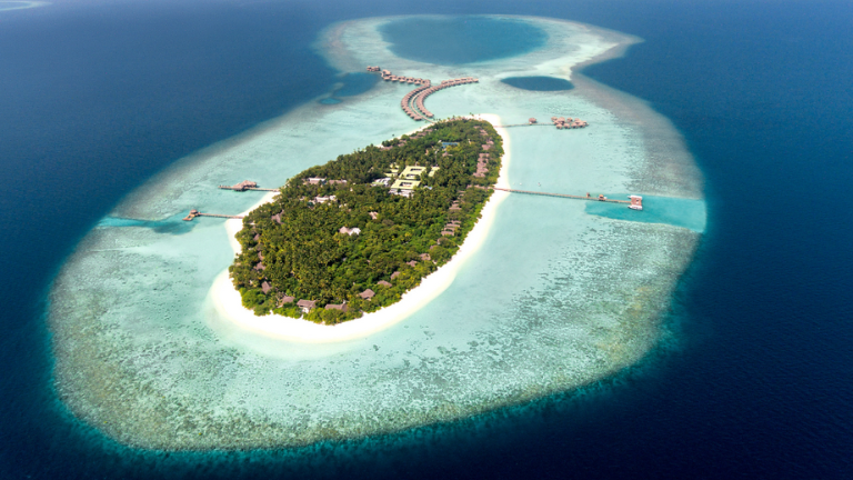 Vakkaru Maldives aerial view
