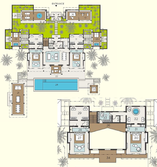 Velaa Private Island Velaa Private Residence Floor Plan