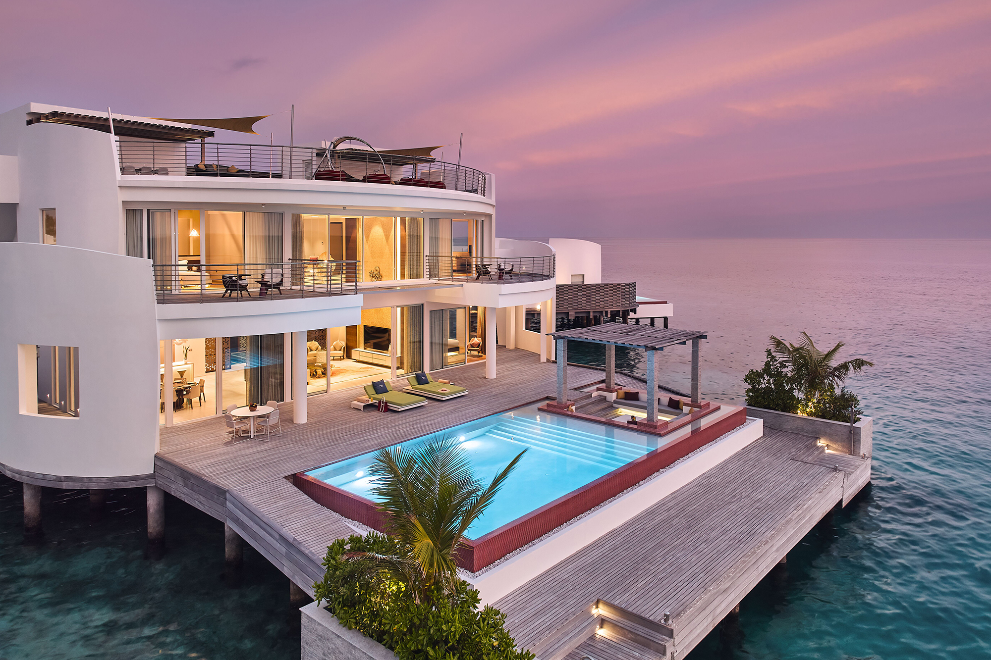 Jumeirah Olhahali Island Three-Bedroom Olhahali Water Retreat with Pool