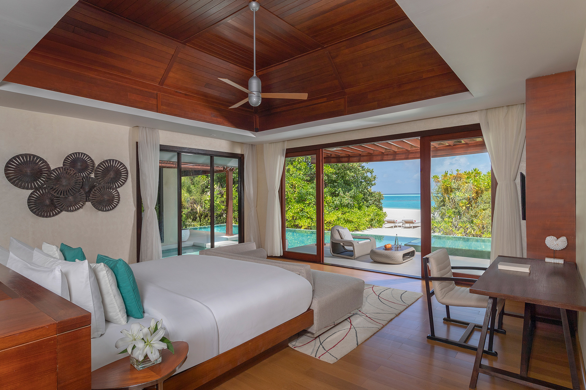 Niyama Private Islands Maldives One Bedroom Beach Pool Pavilion Bedroom
