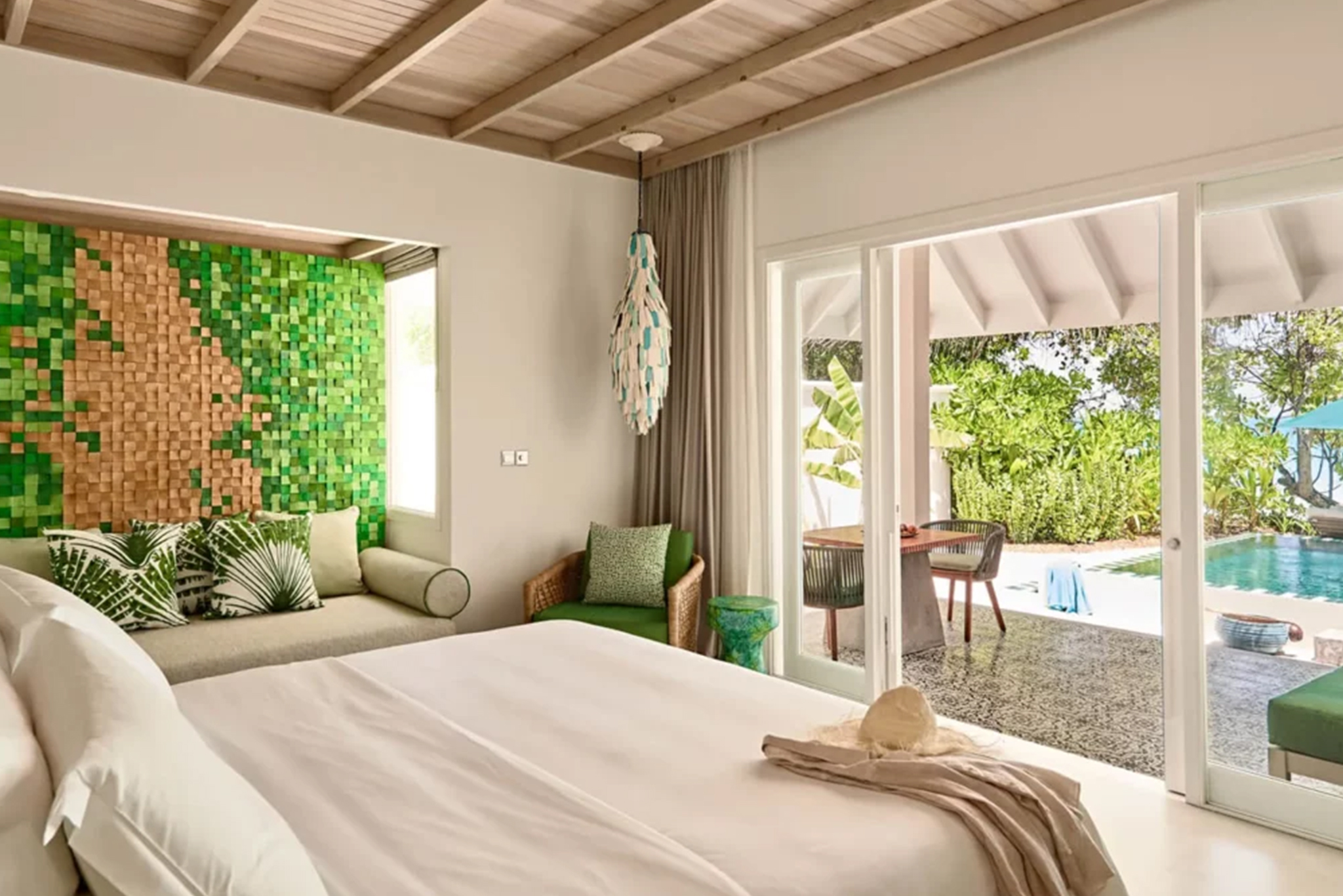 Seaside Finolhu Baa Atoll Maldives Two Bedroom Beach Pool Villa exterior