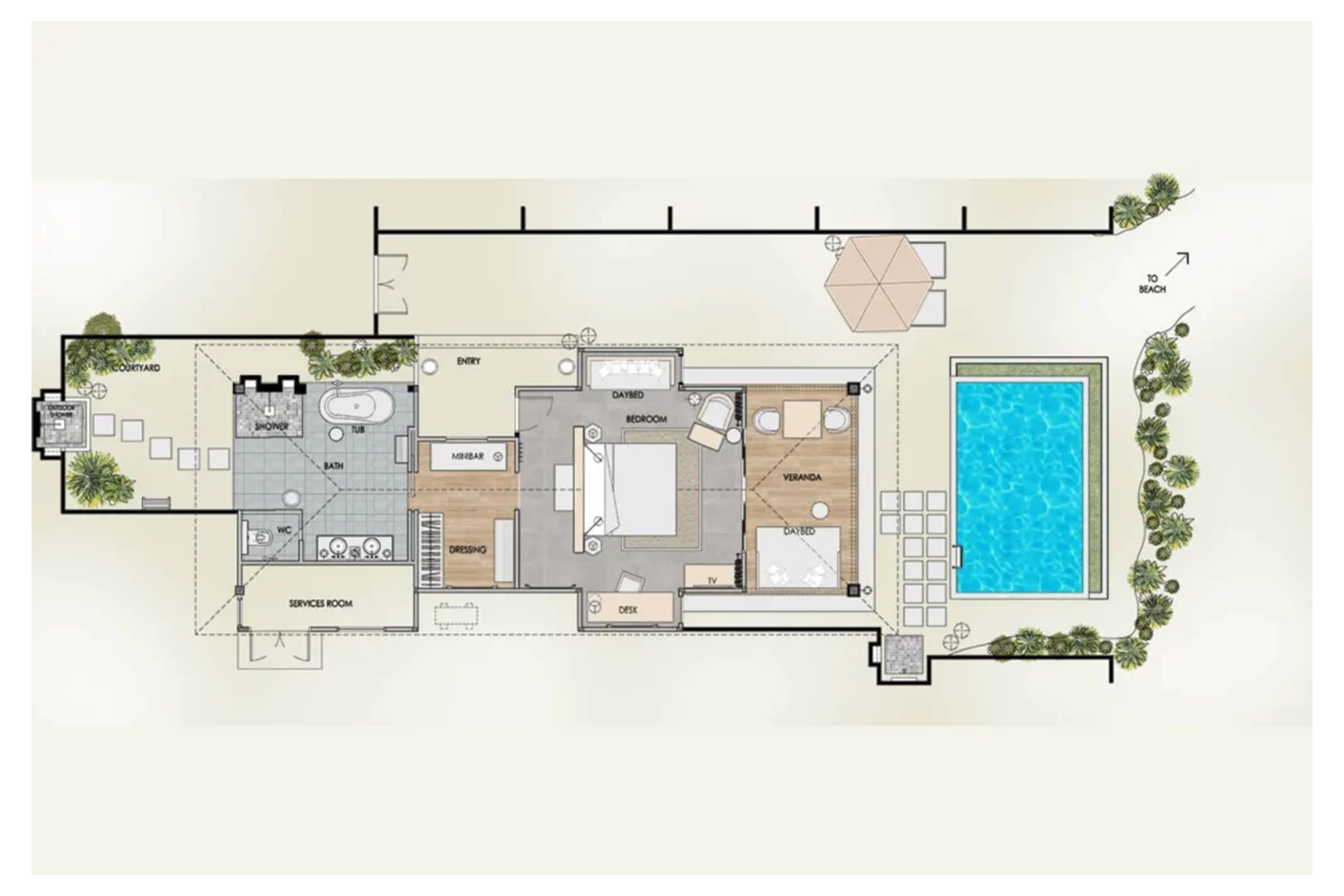 Seaside Finolhu Baa Atoll Maldives aerial view