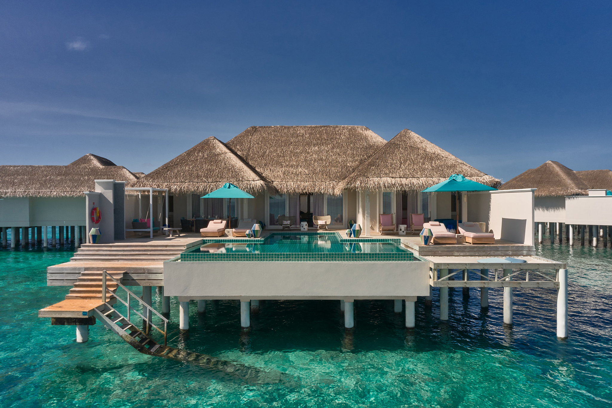 Seaside Finolhu Baa Atoll Maldives Rockstar Villa aerial