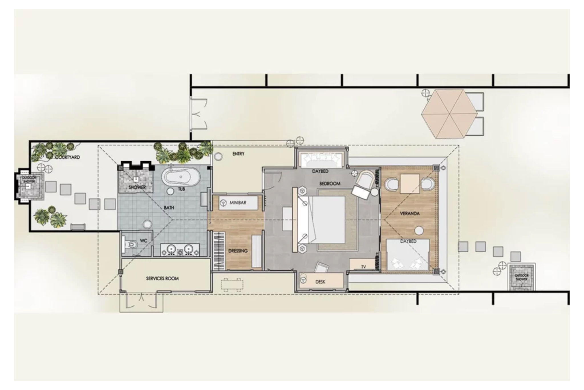 Seaside Finolhu Baa Atoll Maldives aerial view