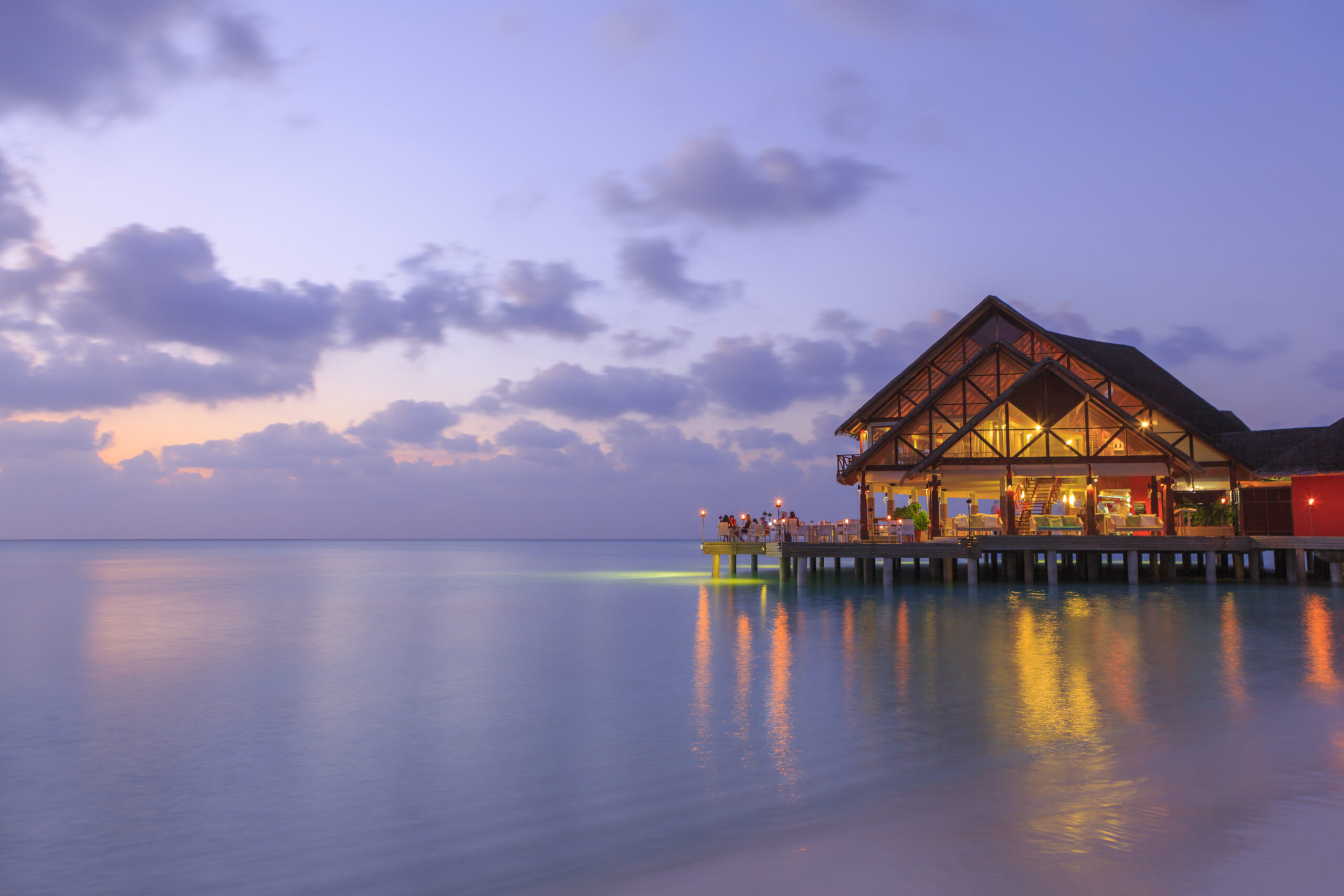 Anantara Dhigu Maldives pool aerial