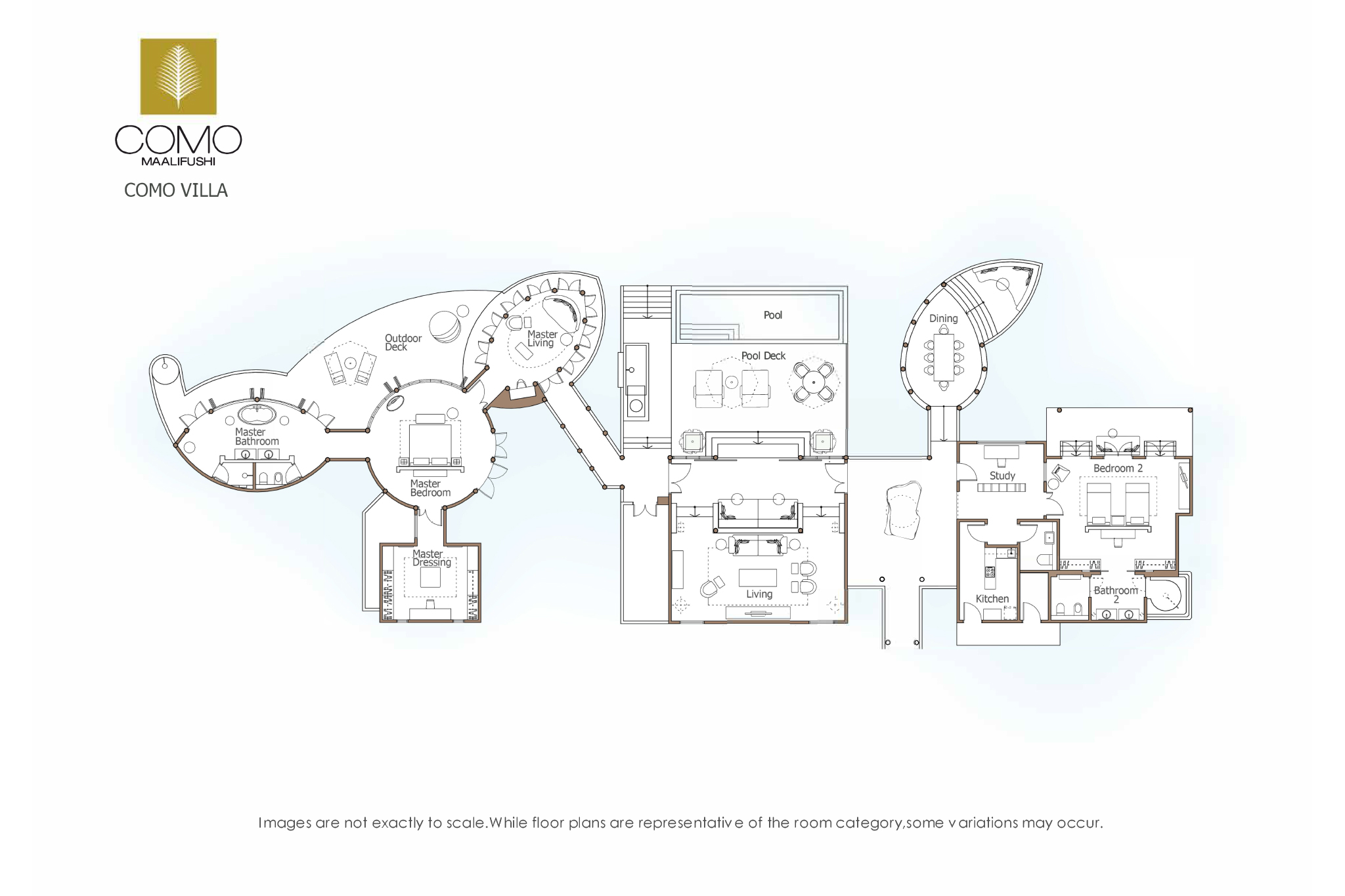 COMO Maalifushi - COMO Villa - Floor plan