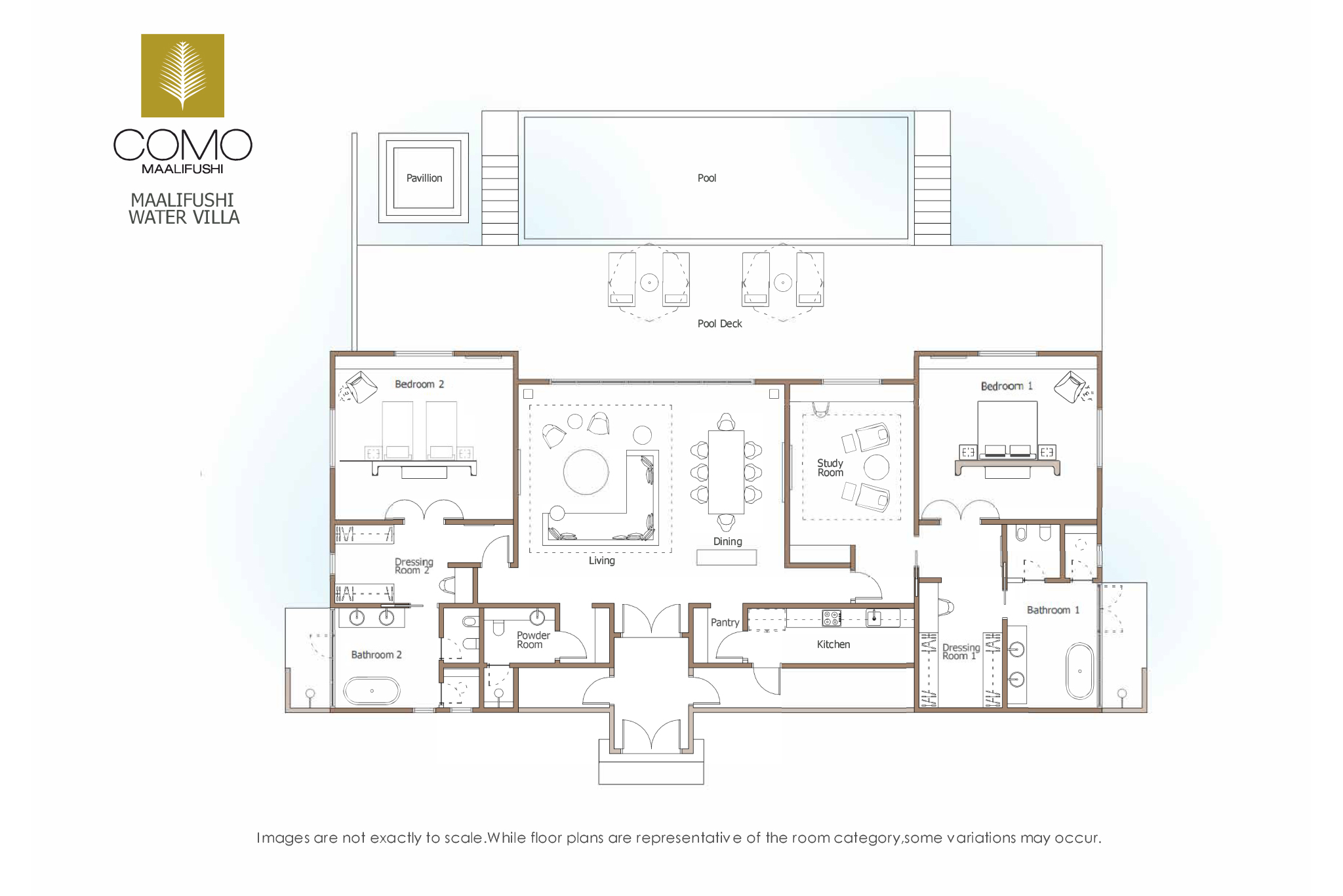 COMO Maalifushi - Maalifushi Water Villa - Floor Plan