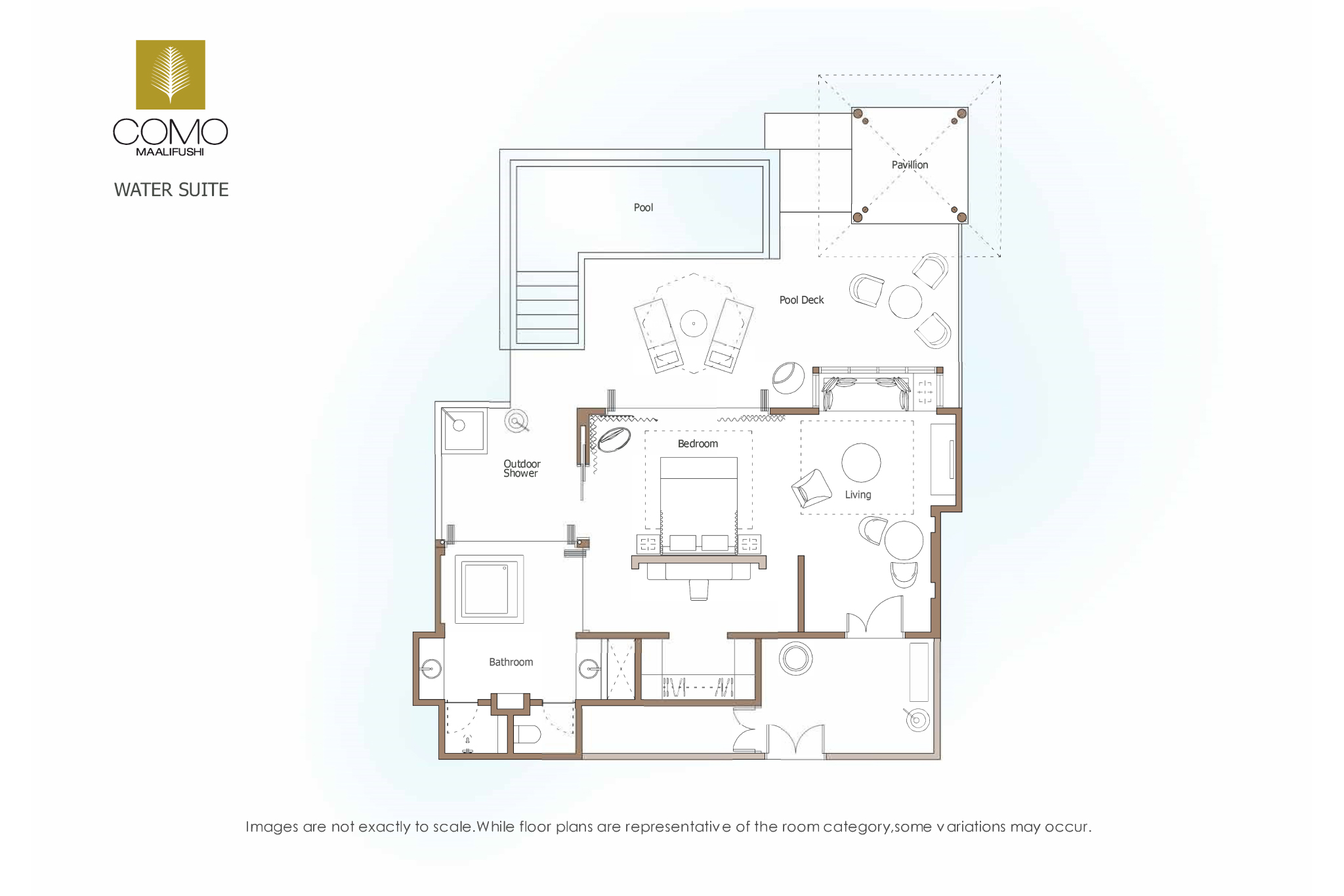 COMO Maalifushi Water Suite Floor Plan 